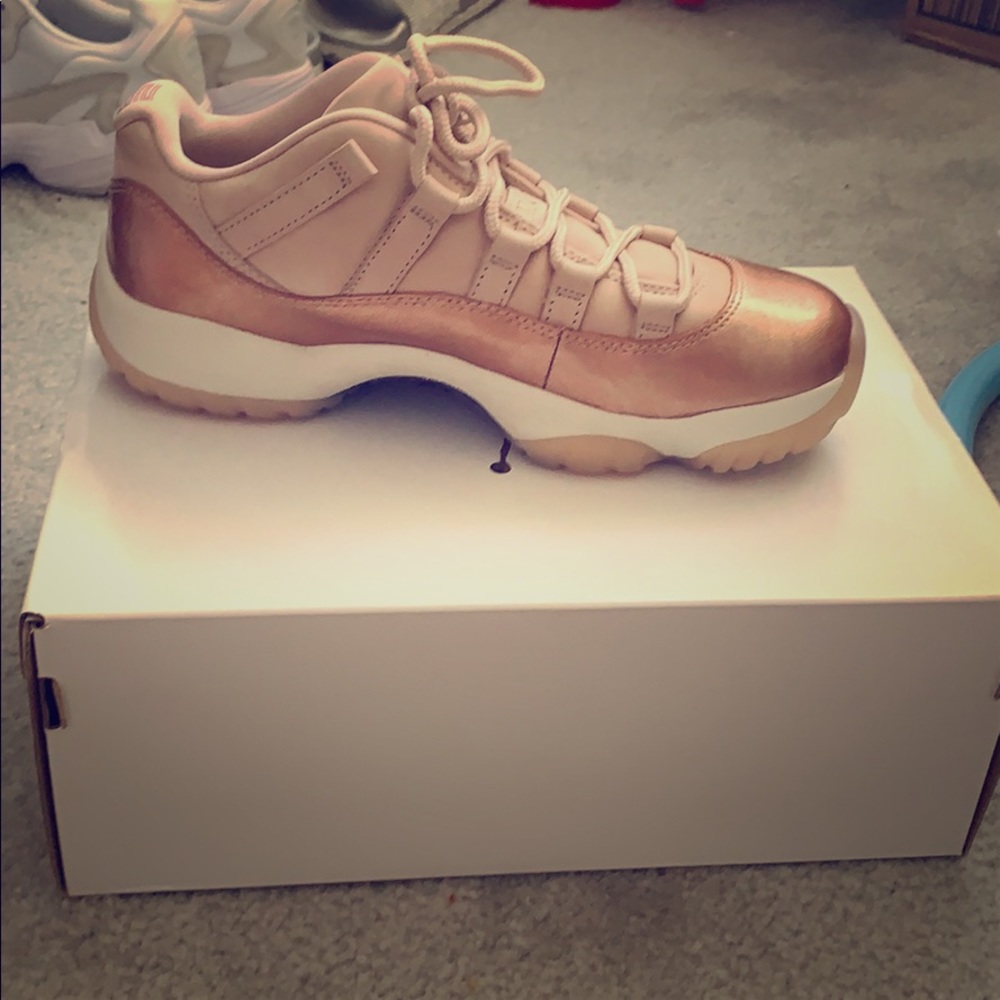 Rose gold Jordan 11